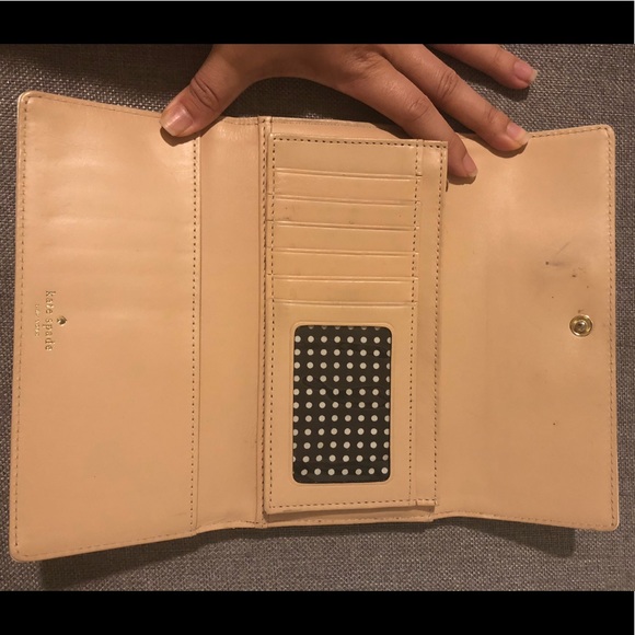 Kate Spade Nude Patent Leather Wallet - Picture 3 of 4